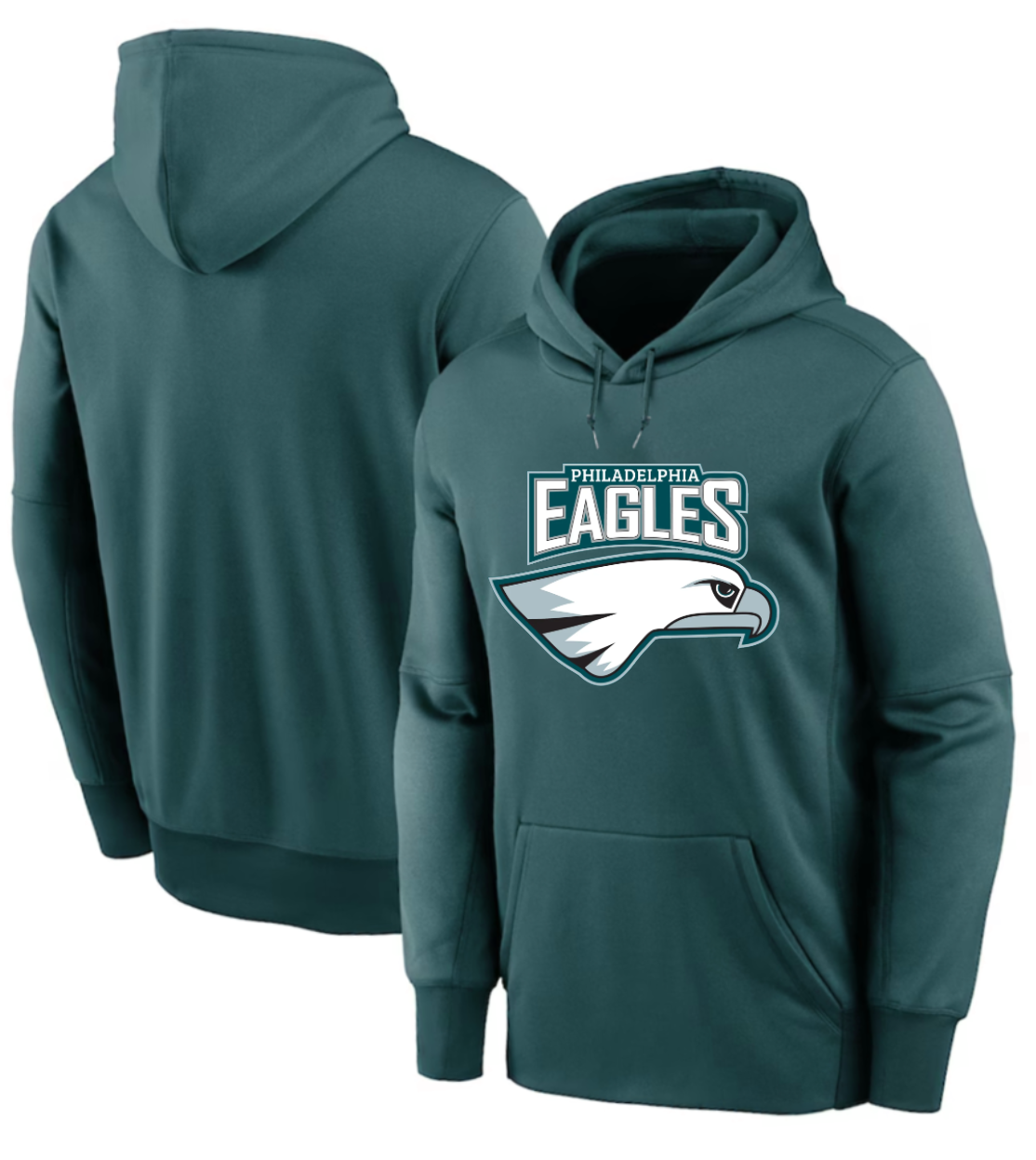 Men 2025 Philadelphia Eagles green hoodie style 17->philadelphia eagles->NFL Jersey